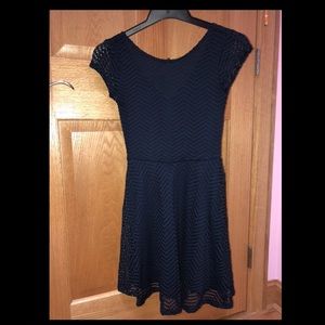 Navy Blue Junior Dress